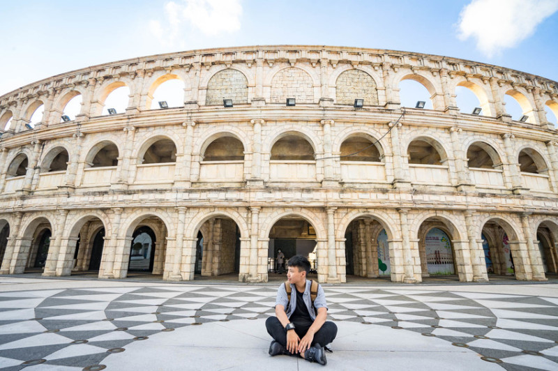 【澳門免費景點】澳門漁人碼頭 超狂直接把羅馬競技場搬來了！