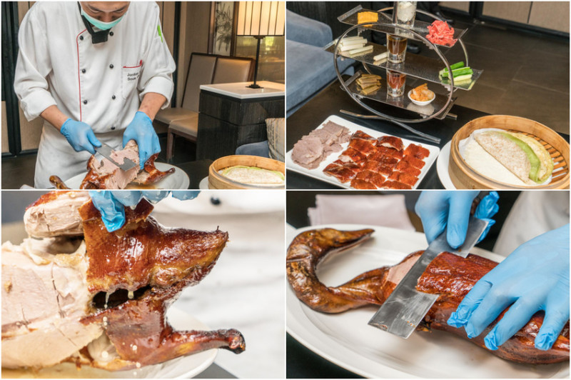 台北最時尚的廣式烤鴨｜靚皮烤鴨 台北六福萬怡廣式料理「粵亮」推薦菜色：雙嬌胡椒豬肚雞、地表最強福建炒飯、烤鴨三吃、香檸焦糖松阪豬