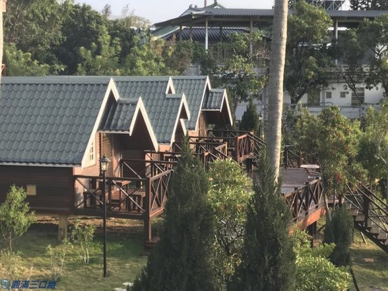 【住宿】屏東獅子鄉_勝海園@小木屋情懷的度假風情 愛上了檜木香 愛上了農家情