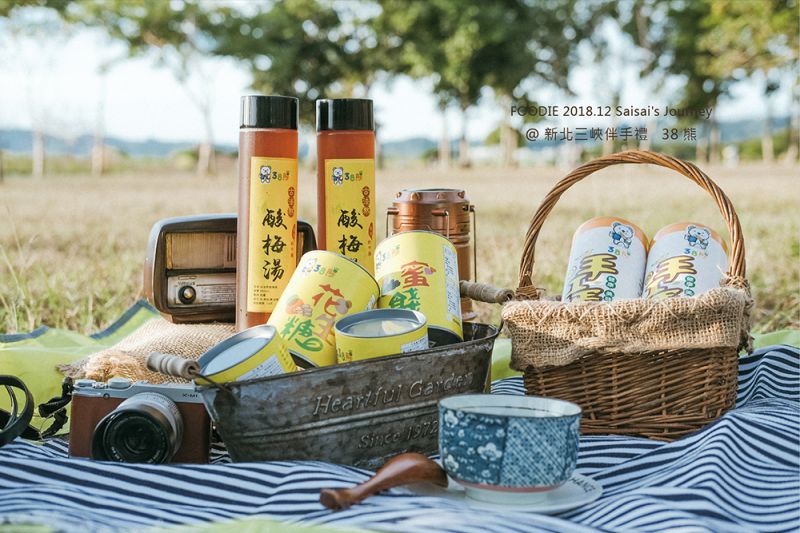 新北三峽 38熊手工蛋捲｜最近發現的團購美食！來自三峽老街伴手禮的手工蛋捲、花生糖、蜜餞、酸梅湯 ♥ 推薦花生糖