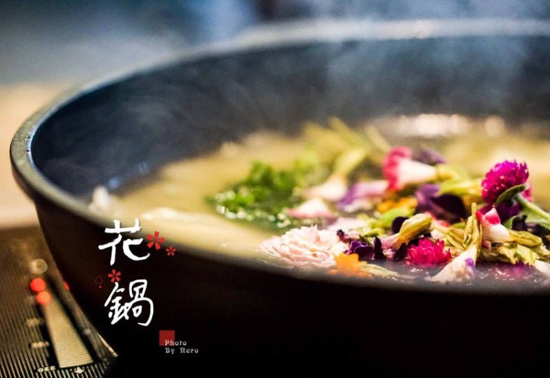 【台中 Flower 8。必拍最美花草火鍋／吃火鍋也能微醺一下／超人氣打卡美食】