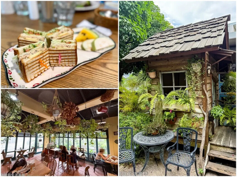 【新竹食記】花院子 - 隱藏在陽明交通大學內的森林系咖啡館，用餐環境超美