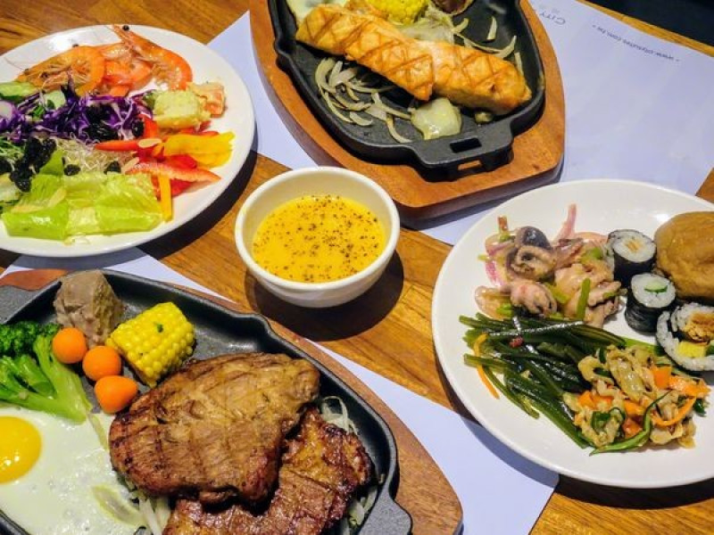 台北中正｜德立莊中庭餐廳～高CP值semi buffet吃到飽！隱身飯店的氣氛餐廳（捷運西門站）～