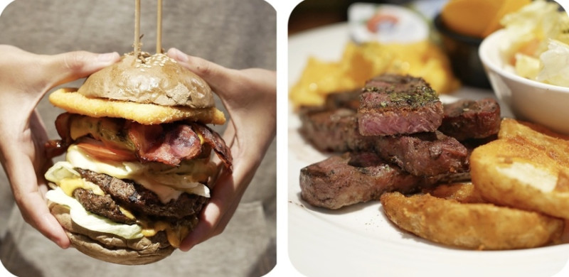 Stan &Cat 史丹貓美式餐廳 西門店，西門美式餐廳推薦，好大的5.5盎司牛肉堡，還有全天候早午餐，美式漢堡就這家！