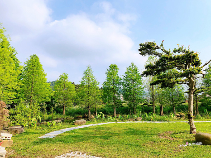 苗栗公館和風民宿 & 和風食堂 一泊二食 落羽松民宿  田園客家風光輕旅行