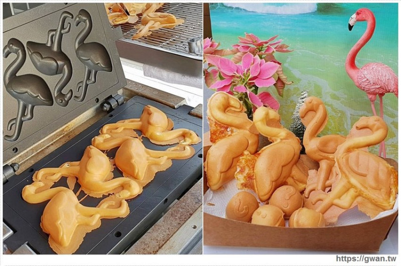 呷鶴道相報～台南紅鶴雞蛋糕，想包什麼配料自己來！！ 