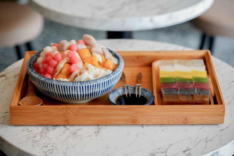 覓糖 黑糖粉粿 X魔王 台北中山區 七彩粉粿你吃過嗎 超吸睛冰品 南京復興冰品甜品湯圓推薦 捷運南京復興站 內文有店家資訊