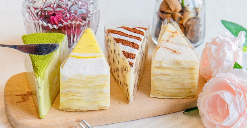 2度C Ni Guo，台中千層蛋糕推薦，限量口味+30層以上的蛋皮在公益路就能吃得到！