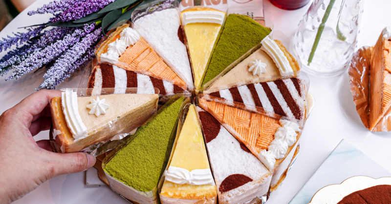 30層千層蛋糕也太誘人！8吋千層蛋糕一次滿足6種口味，挑戰最高CP甜點，中秋前預訂9/17~9/19取貨就享9折優惠哦～