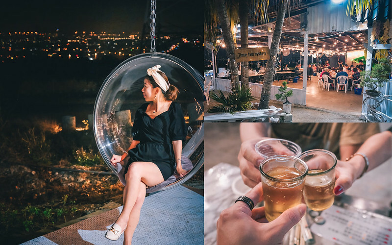 那兩蚵夜景餐廳│坐擁台中超美百萬夜景！平價熱炒燒烤100元起不限時免服務費，小朋友免費撈魚，網紅拍照景點，親子景觀餐廳推薦