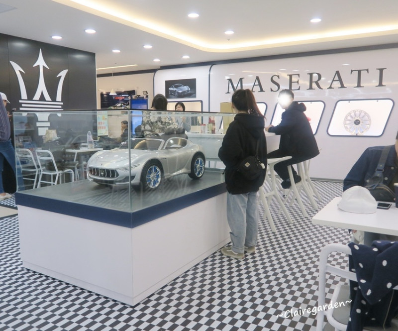 [特色7-11] 7-ELEVEN X「瑪莎拉蒂」聯名店~超氣派。限定版咖啡杯(日內瓦門市)