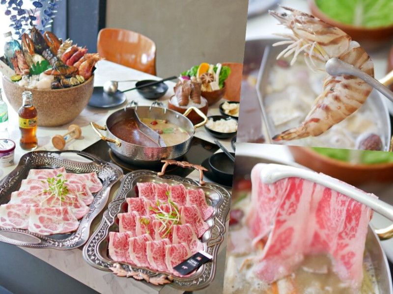 真的狂！現撈龍蝦尬澎湃海鮮一次滿足的浮誇系火鍋『花花世界鍋物』台南最美火鍋店衝一波狂拍打卡囉！台南美食｜南紡購物中心｜母親節、父親節餐廳推薦 - 曼達愛吃鬼