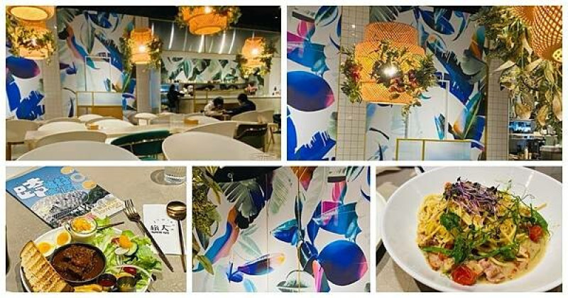 桃園後火車站旁景觀餐廳【旅人咖啡館】擁有大片的落地窗玻璃屋/擺盤精緻平價美味餐點/桃園CP值高景觀餐廳