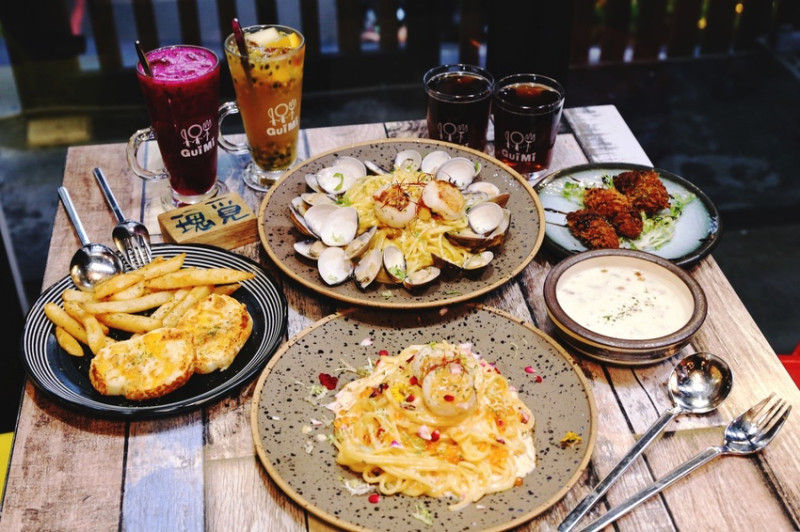 台中瑰覓Gui Mi聚餐首選｜台中西屯好吃又浮誇義大利麵，自製獨特醬汁，逢甲夜市美食推薦 - Kiwi 樂活食旅