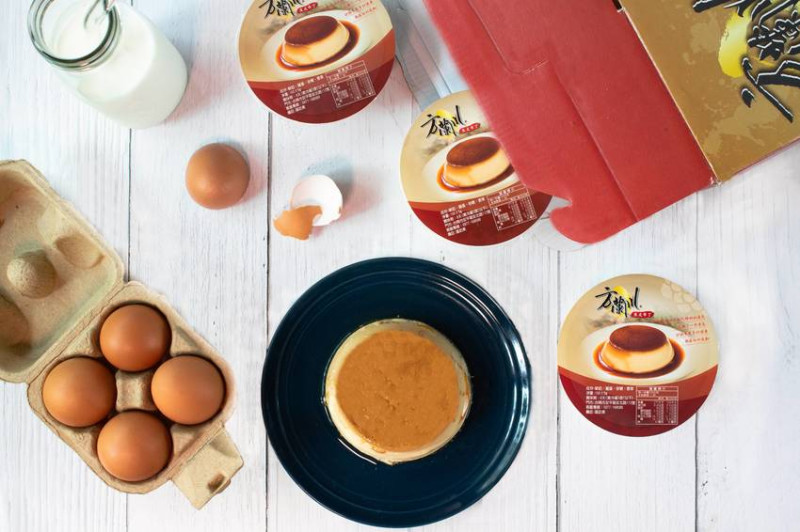 台南宅配美食｜方蘭川布丁-來自台南伴手禮，香甜不膩口焦皮布丁