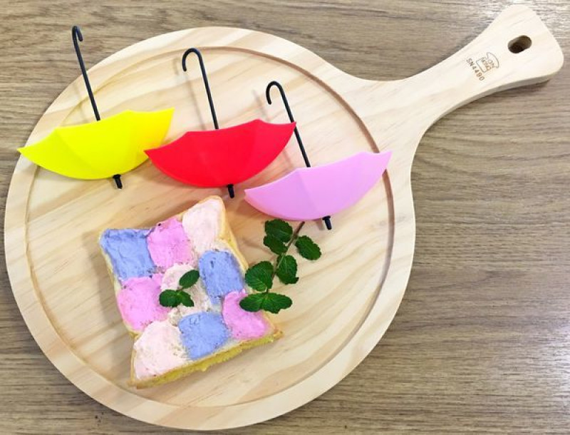 妮好可艾餐廳-韓國油畫吐司在台中也吃的到