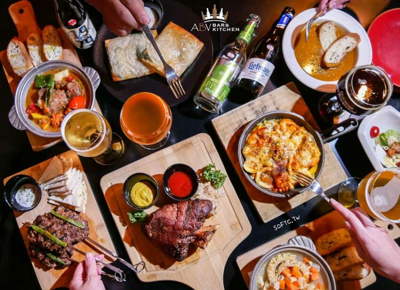 國父紀念館站美食推薦》ABV地中海餐酒館-世界精釀啤酒餐廳●台北東區最專業啤酒搭餐! 週週更新超過300種世界特色精釀啤酒 運動球賽轉播/不限時餐酒館 - 軟西，遊記