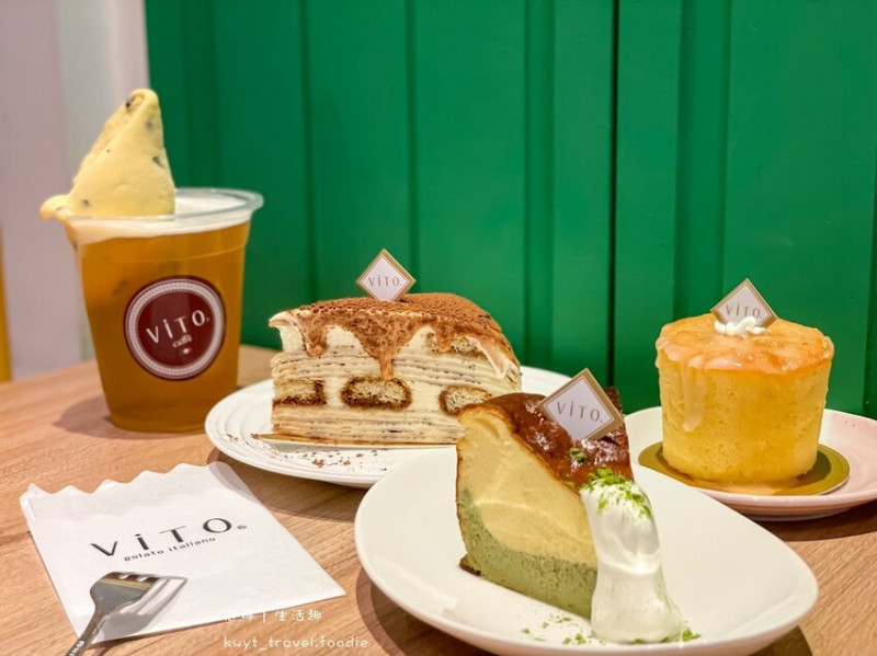 【ViTO義式日本冰淇淋法式甜點公益總店】南屯區下午茶推薦，新品福岡草莓、冰淇淋啤酒！菜單