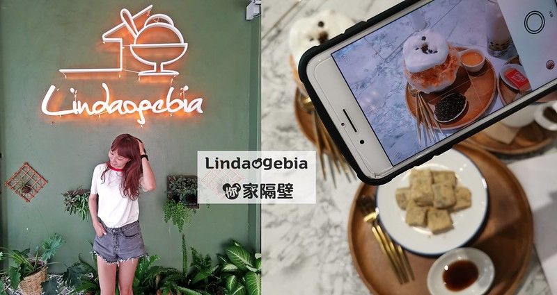 嘉人瘋傳的嘉義IG美食，光看店名搞不清楚賣啥的 Lindaogebia 你家隔壁（賣冰啦~）