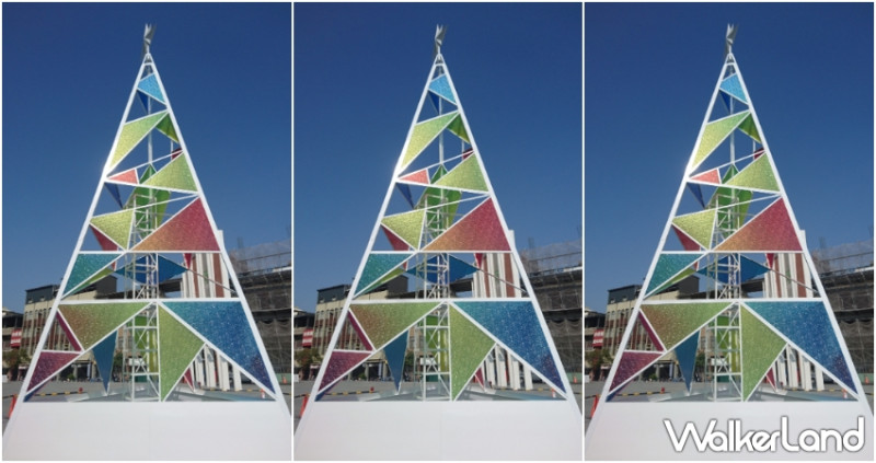 台南聖誕樹很不一樣！12/1台南聖誕點燈晚會於美術館二館登場，以哥德式教堂玫瑰花窗、碎形玻璃元素打造的設計感主燈，將驚豔亮相。