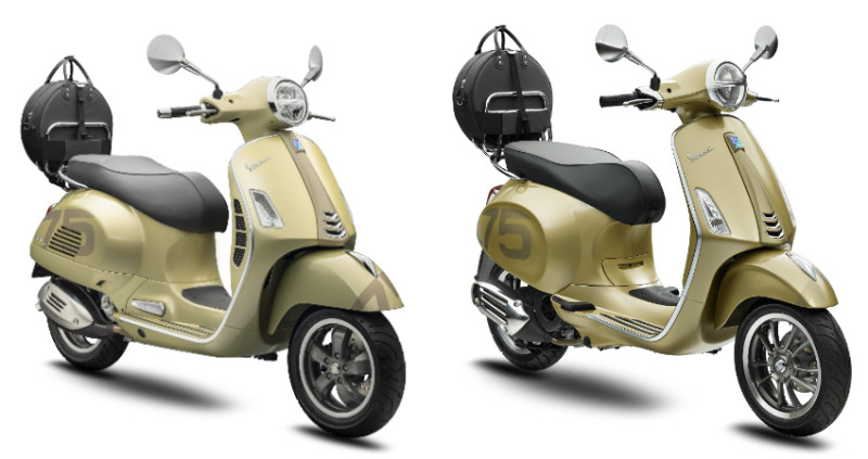 淬鍊之作典藏上市，Vespa 75週年限量特仕版即刻預購。