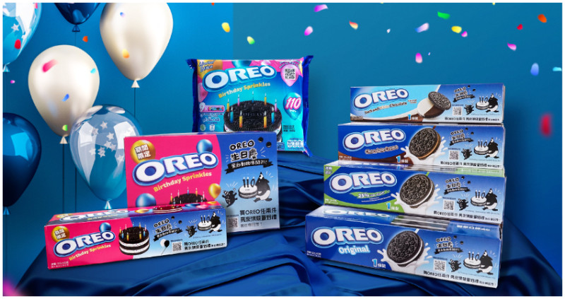 OREO歡慶110週年，黑白動物來開趴！全新脆脆系列，今夏搶攻冰品市場。