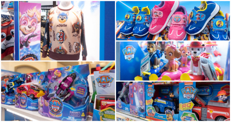 全台壓軸，「汪汪隊立大功 : 超級大電影快閃店」，限量秋季長袖、限定汪汪隊立大功角色抱枕限量送。