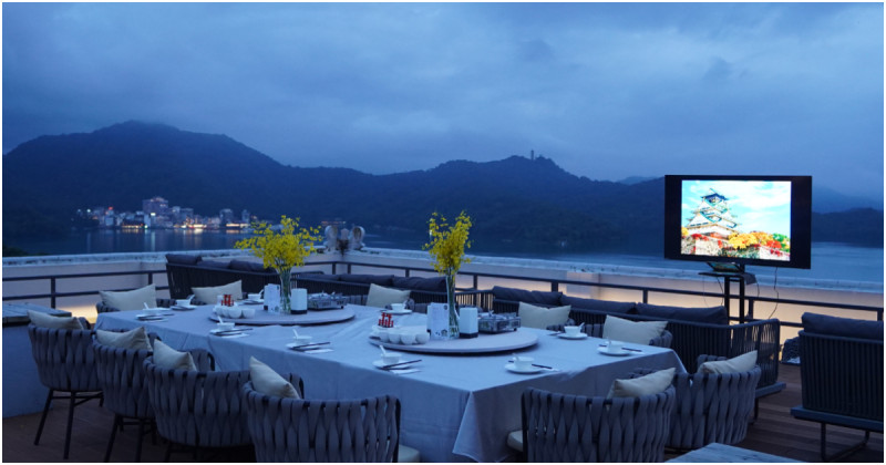 最美星空酒吧！飽覽日月潭湖景、12款日式風情藝術茶酒「天首閣紅茶·茶酒試驗所」，潭日月打造頂級茶酒之旅。
