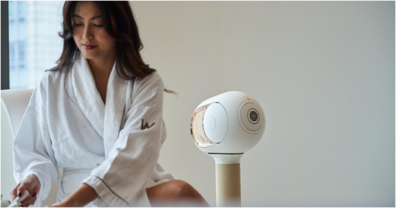 台北W飯店AWAY®紓壓艙攜手法國精品音響Devialet，打造沉浸式SPA體驗。