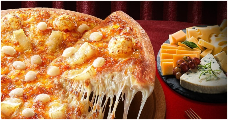 必勝客超濃五重起司比薩！讓起司控尖叫的超濃起司比薩限時優惠。