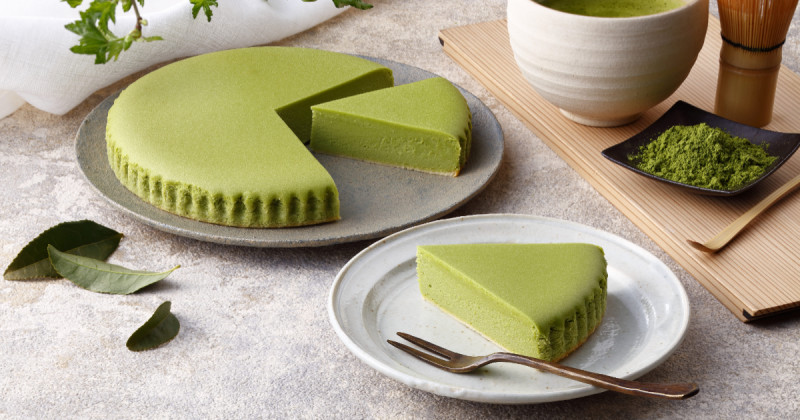 抹茶控必收！CHEESE GARDEN使用日本西尾抹茶1打造御用邸抹茶起司蛋糕。