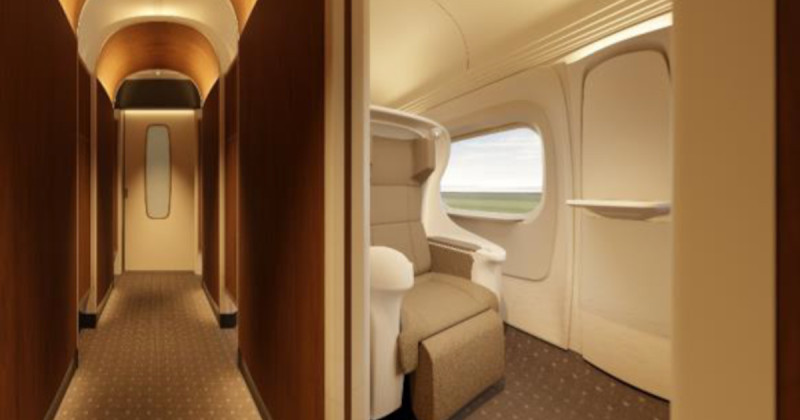 日本新幹線再進化，搭新幹線也能享受私人空間，還有專用WiFi，滿滿的尊榮感。