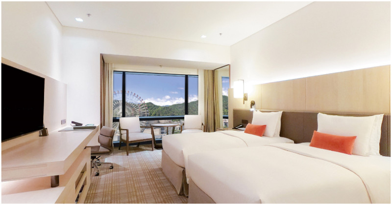 台北萬豪買一送一！雙城假期買台北萬豪送大溪笠復威斯汀 35折雙人住宿。