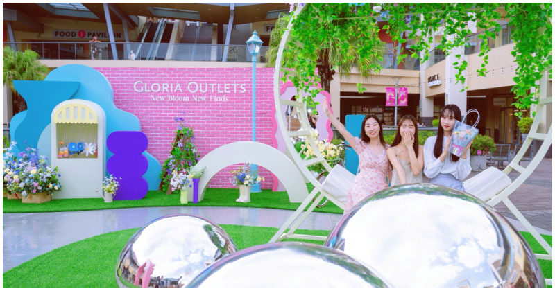 華泰名品城春日花園開展！巨型甜點拍照裝置 美食市集 精品折扣一次逛足。