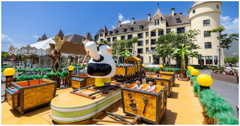 二大送小每晚9,999元起！花蓮瑞穗天合暑假快閃優惠送積木＋免費住2位小孩。