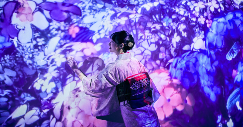 沉浸式浮世繪展登陸福岡，9大展區+香水聯名，隨便拍都是絕美大片。