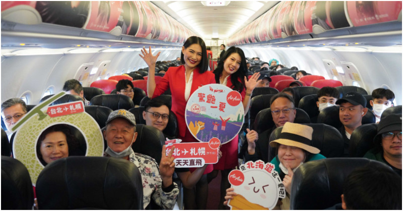 AirAsia飛北海道單程3200元！台北直飛新千歲首航啟程，新航線每日直飛限時優惠中。