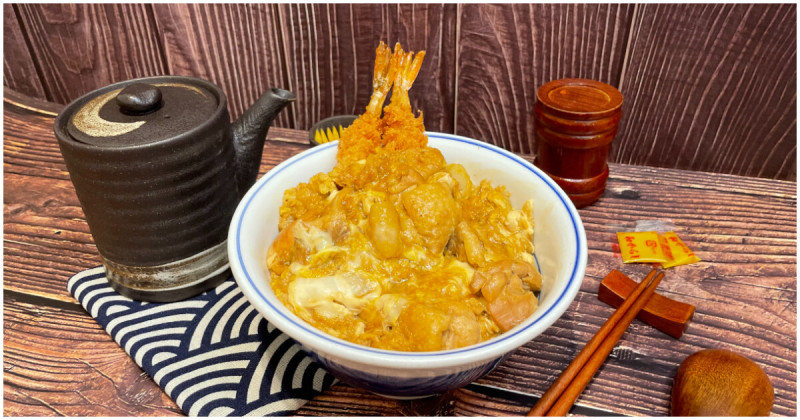 蝦蝦叫親子丼！炸海老＋嫩雞腿雙主菜，吉豚屋「吃到飽」夏季限定丼飯。