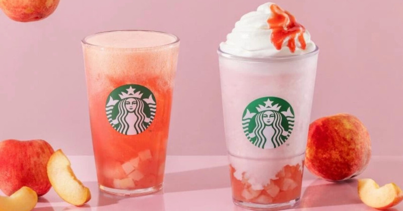 星巴克買一送一只有13款！58元咖啡連喝3天，連蜜桃星冰樂都有。