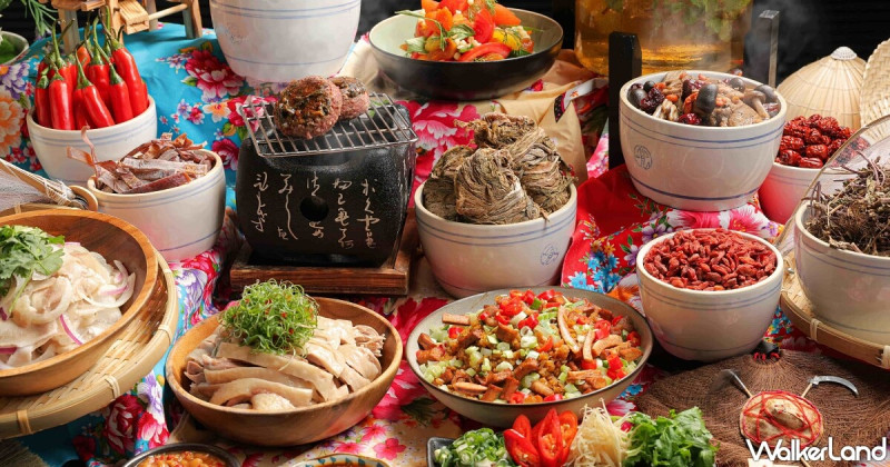 客家菜吃到飽新登場！晶華栢麗廳午晚餐限定梅菜漢堡排與仙草雞湯。