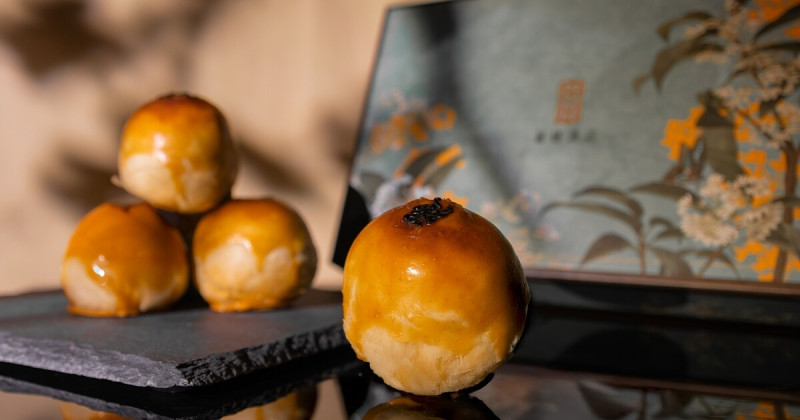 北投麗禧溫泉酒店「麗禧蛋黃酥」載譽歸來開放預購，從旅程中的驚喜變身為能與家人共享的精緻伴手禮盒。