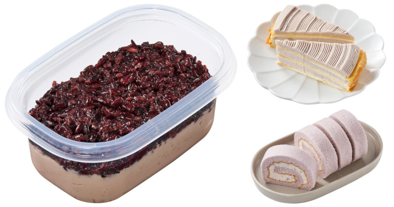 全聯甜點芋頭季超強！紫米芋泥磚必搶，13款新品大全聯也有。