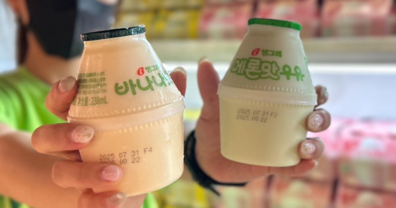 新莊必逛韓國展！超過20家韓國市集在宏匯，胖胖瓶香蕉牛奶也有。