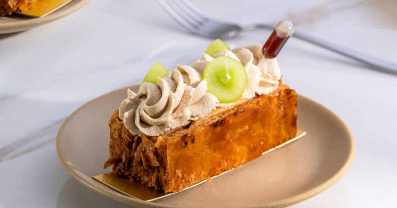 台北 高雄甜點新推薦！漢來美食新聯名，千層酥 柚子抹茶5款一次看。