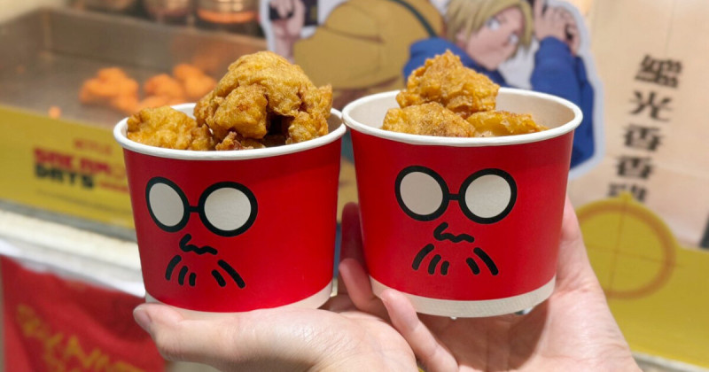 坂本日常抱枕只送不賣！繼光香香雞聯名炸雞送卡牌，手提袋加碼送。