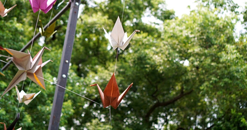 桃園神社「千鶴結び祭り」！萬千紙鶴打造夢幻打卡點，中秋雙十連假市集、日本文化體驗完整攻略。