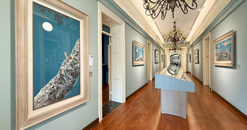 淡水展覽一票逛3大歷史建築！巫登益美術館貓咪系列特展必拍，打卡送你優惠券。