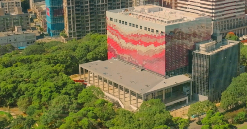 新北林口新景點！國家檔案館試營運免費參觀，順遊林口竹林山觀音寺、吃拉麵。