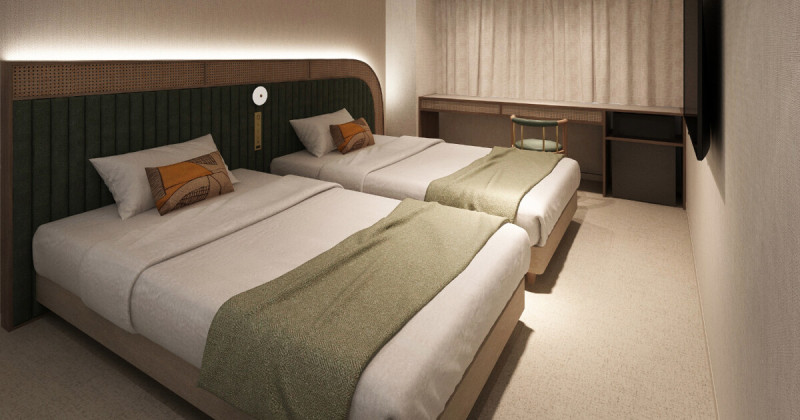 大阪絕美飯店再加一！長居公園運動系飯店健身房、三溫暖、瑜伽室隨你用。