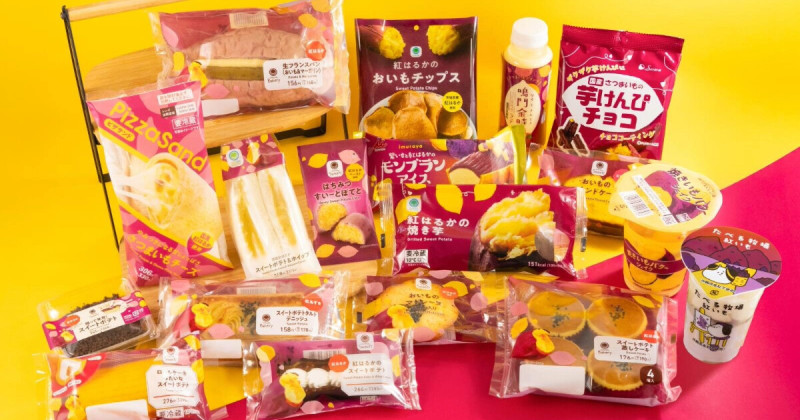 日本全家地瓜挖寶活動開跑，挖掘發現迷你烤地瓜、地瓜奶油奶昔等18款地瓜甜點。